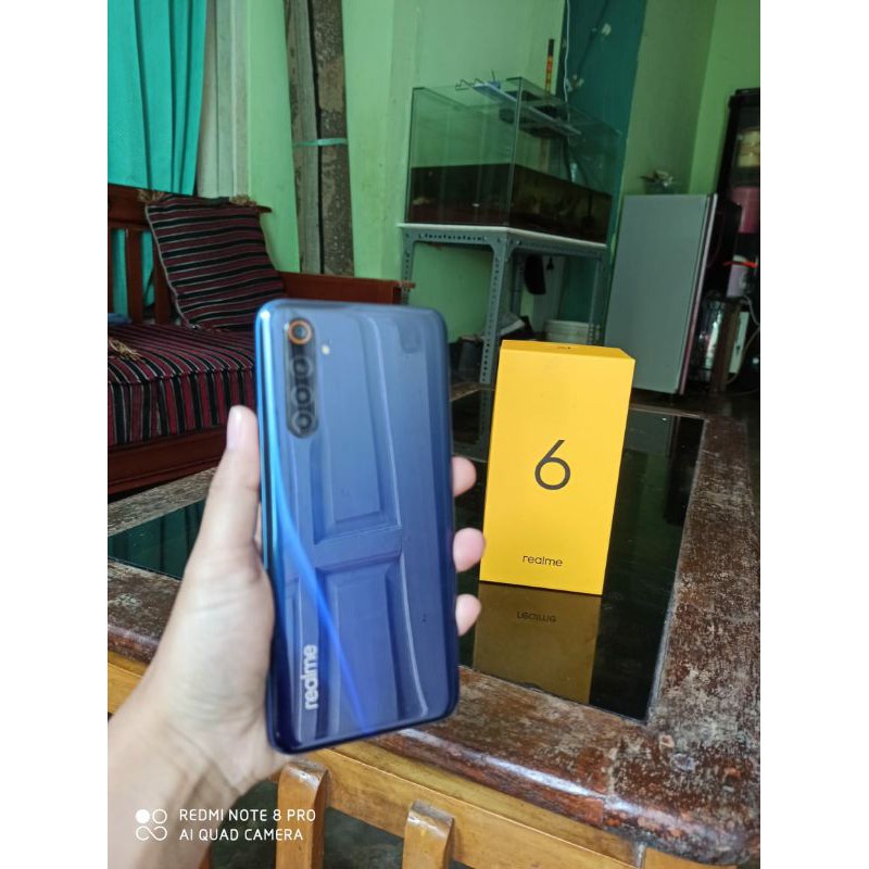 REALME 6 8/128 FULLSET ORIGINAL (SECOND)