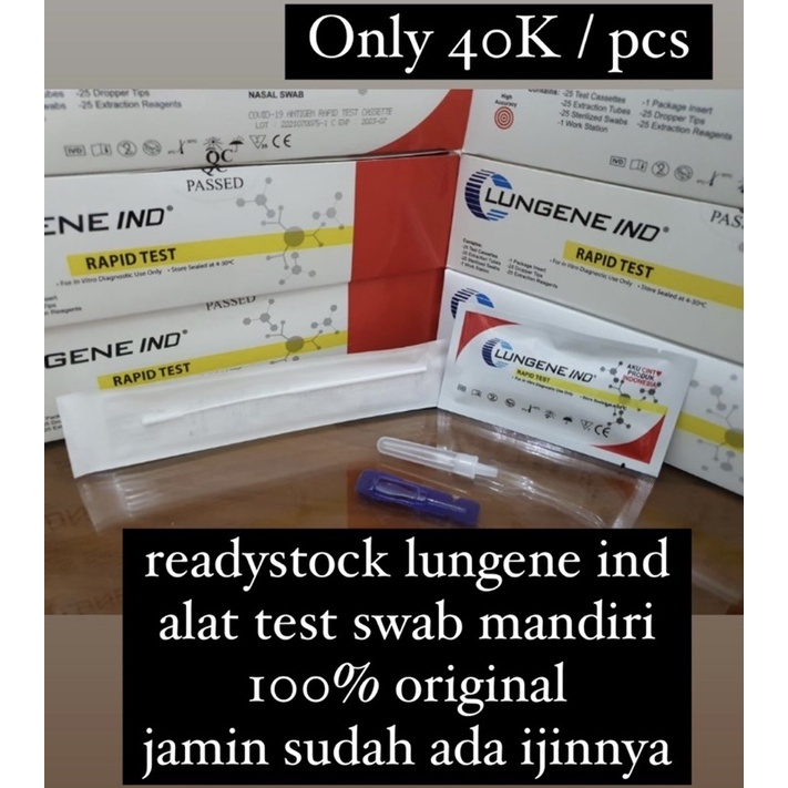 LUNGENE IND ALAT TEST SWAB ANTIGEN MANDIRI LUNGENES