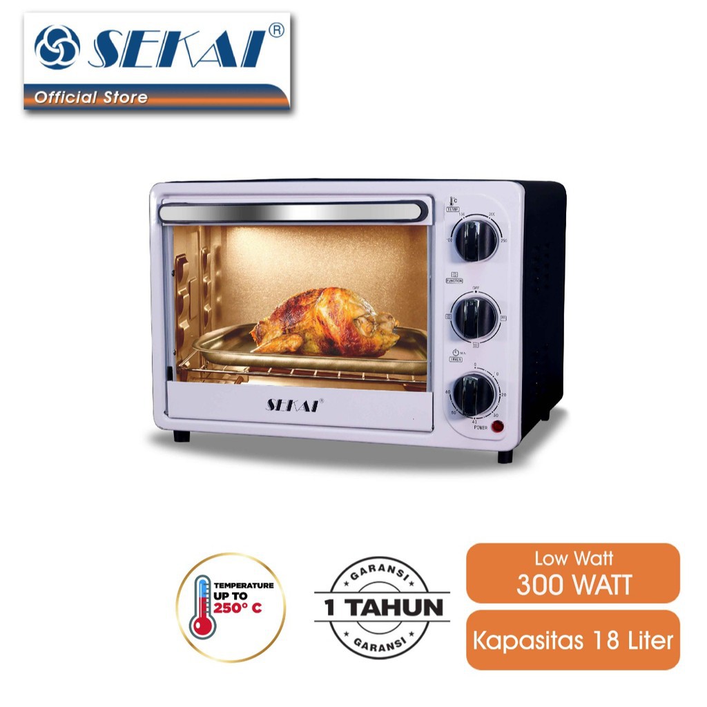 SEKAI OVEN OV 180 18 LITER ELEKTRIK OVEN LISTRIK