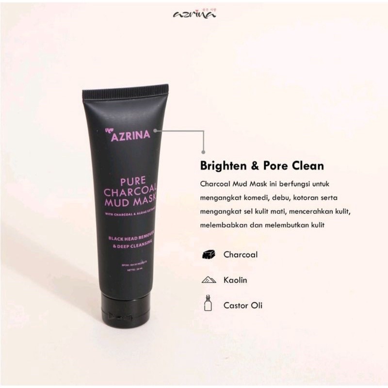 AZRINA PURE CHARCOAL MUD MASK