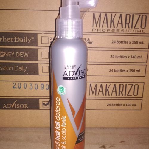 Makarizo Advisor Hair Tonic 2 in 1 Untuk Rambut Rontok Dan Ketombe