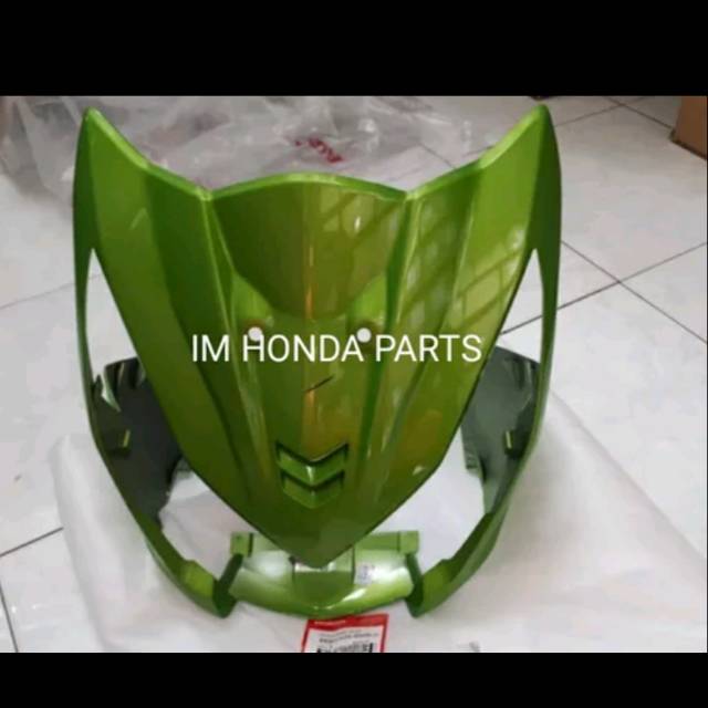 Cover tameng body depan Honda beat fi 2012-2015 hijau original
