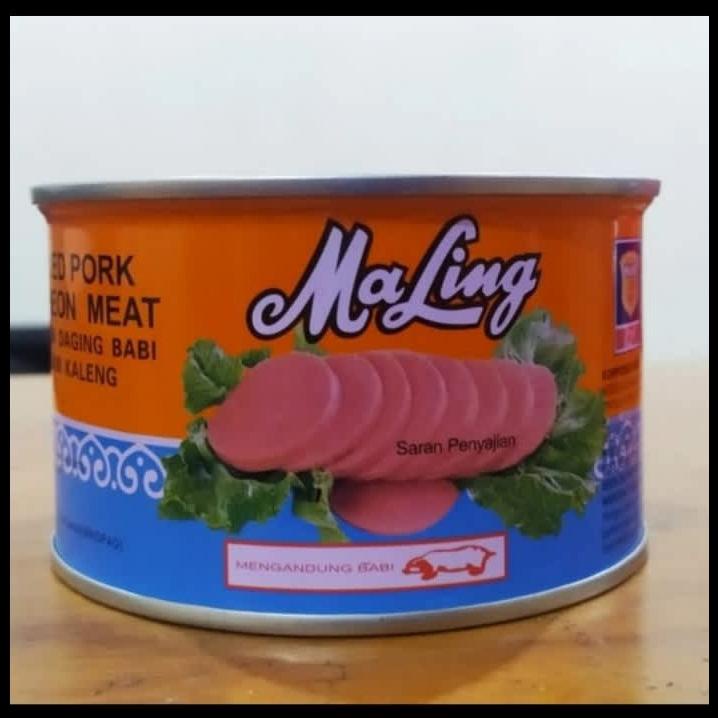 

Maling Canned Luncheon Pork Tts 397Gr Daging Babi Ma Ling Kaleng Besar
