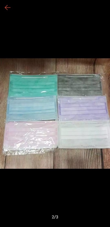 Best Med Masker Hijab Headloop &amp; Earloop Centel isi 50 pcs 3 ply