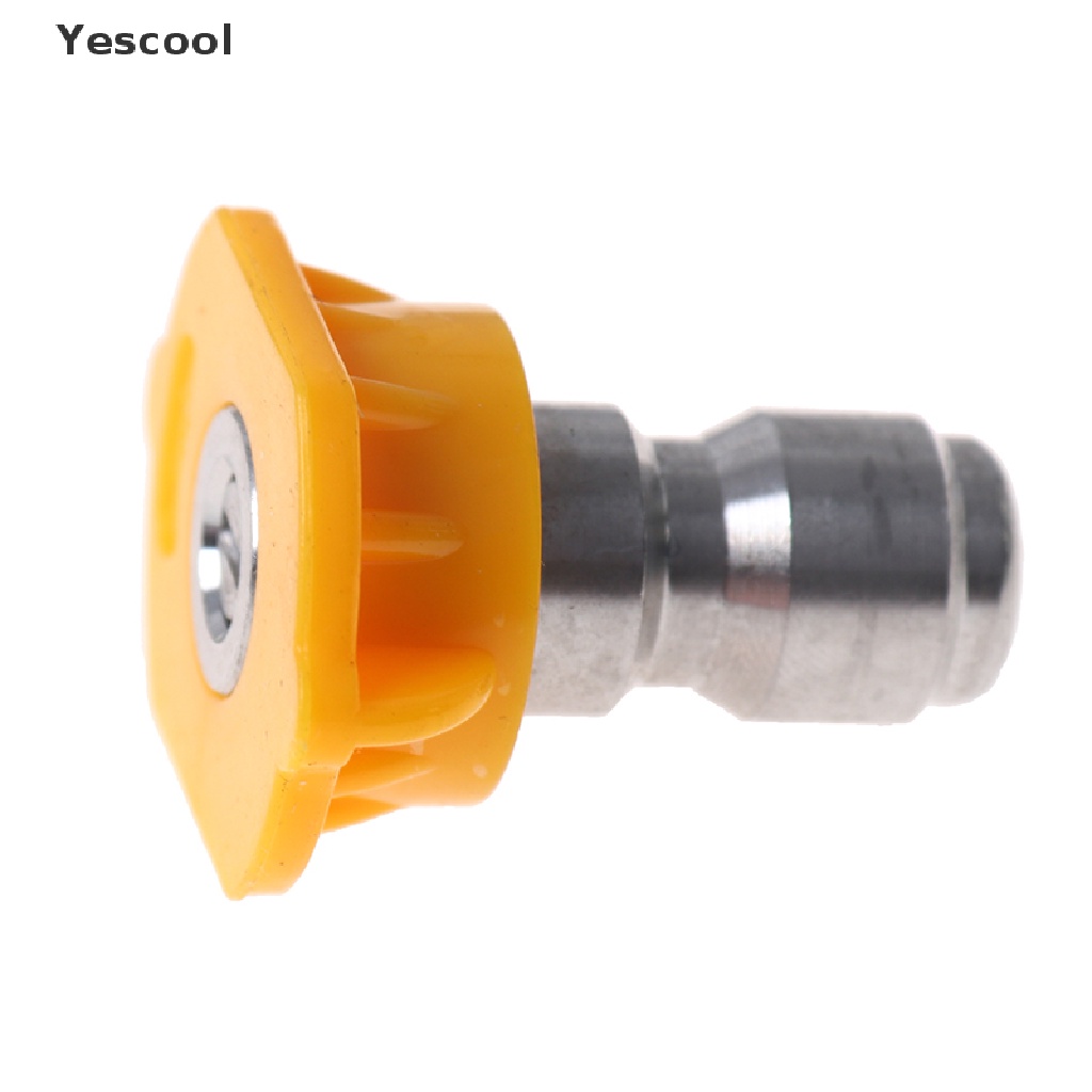 Yescool 5pcs Nozzle Spray 1 / 4 &quot;Tekanan Tinggi Quick Connect