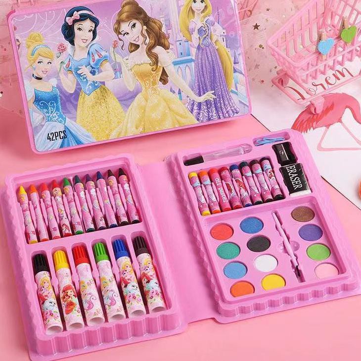 

Big Sale F77ZC Crayon 42 set alat melukis 42 warna mewarnai tulis menggambar anak hadiah lengkap mur