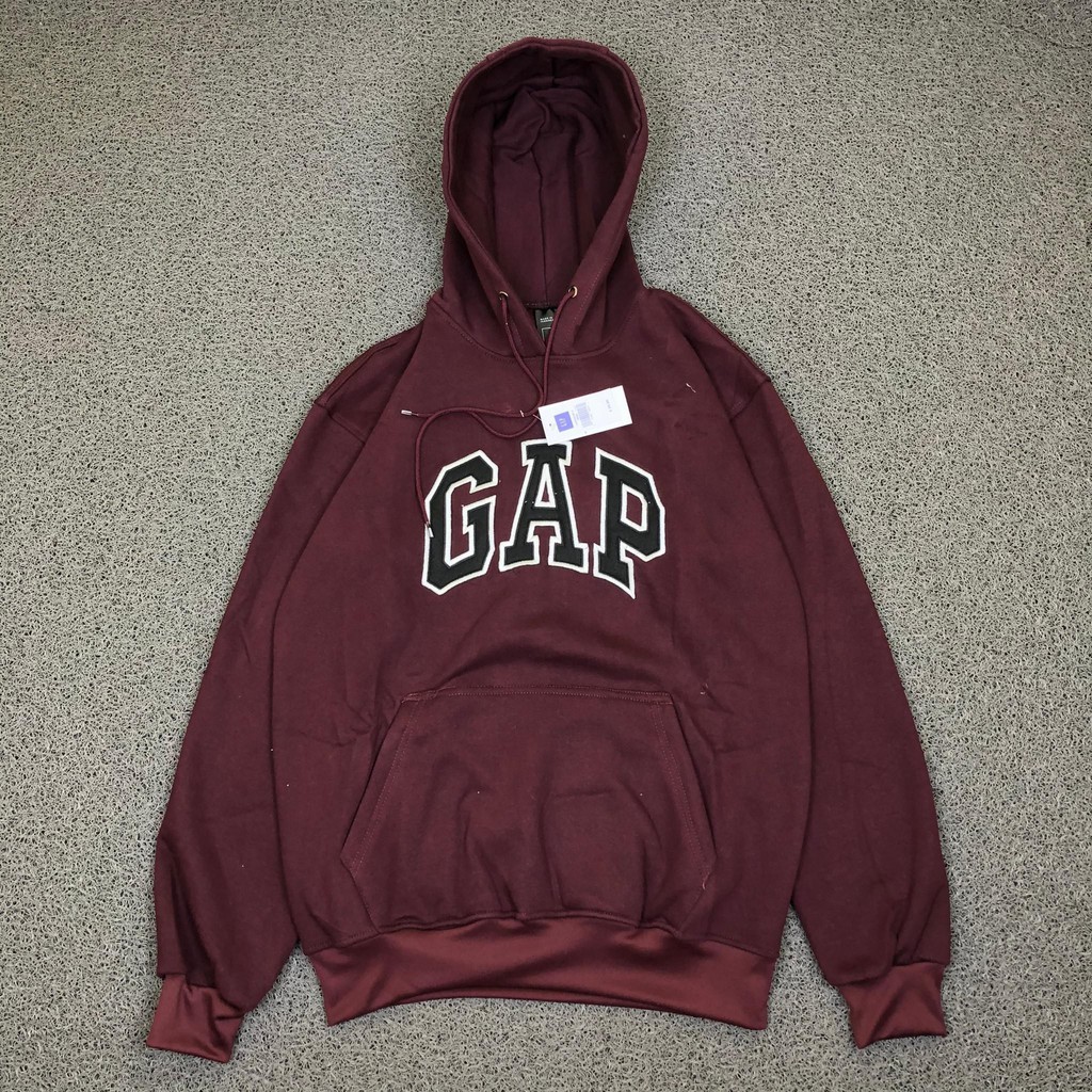 JAKET HOODIE GAP MAROON AUTHENTIC PREMIUM TERMURAH TERLARIS FREE STIKER