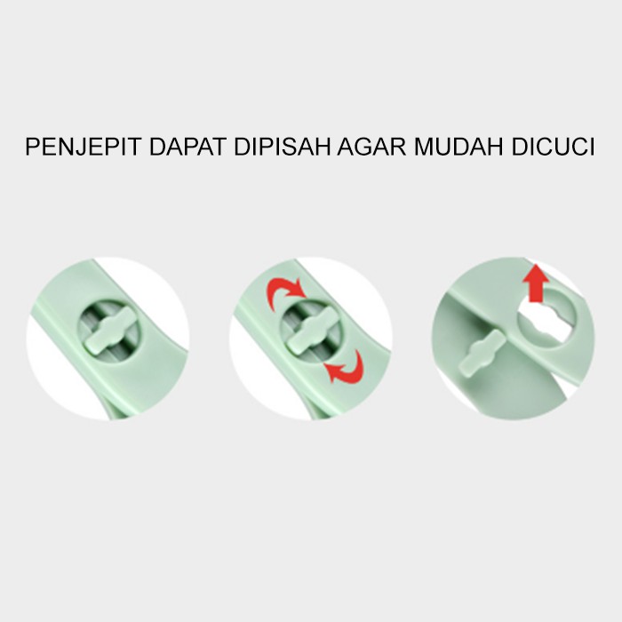 [1KG 28PCS] Babyland  Jepitan Botol Susu / Penjepit Botol Susu / Jepitan Gunting Botol Susu