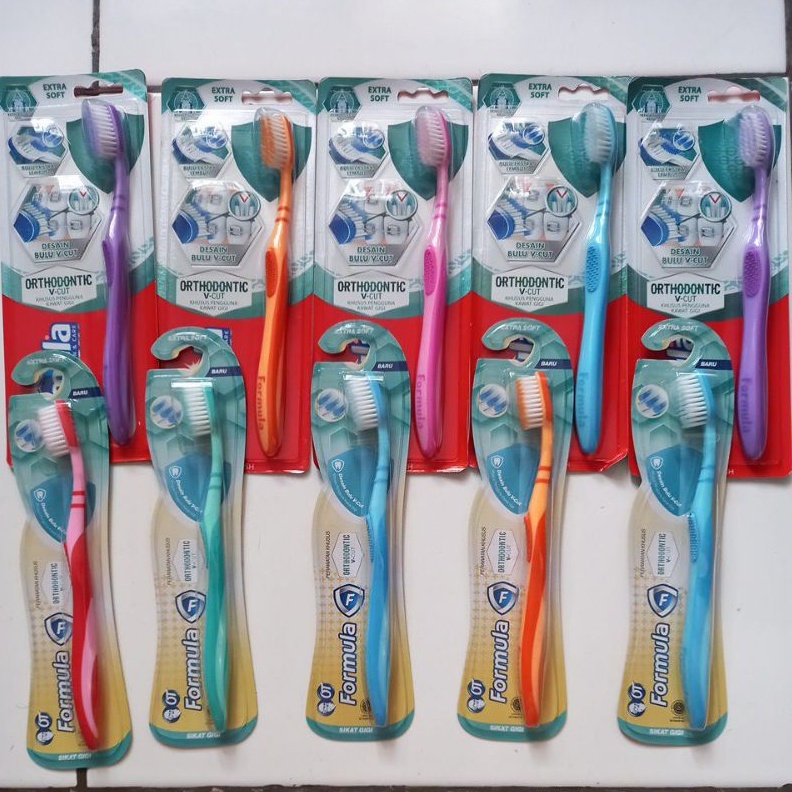 Free pasta gigi dan tas* Formula Sikat Gigi Ortho / Behel Reject Pabrik