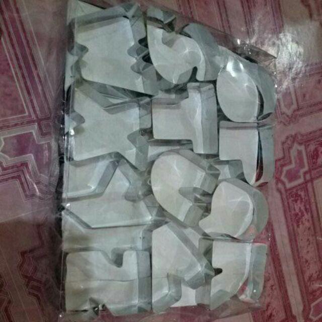 Cetakan Kue Donat Huruf Alfabet Dan Donat Angka