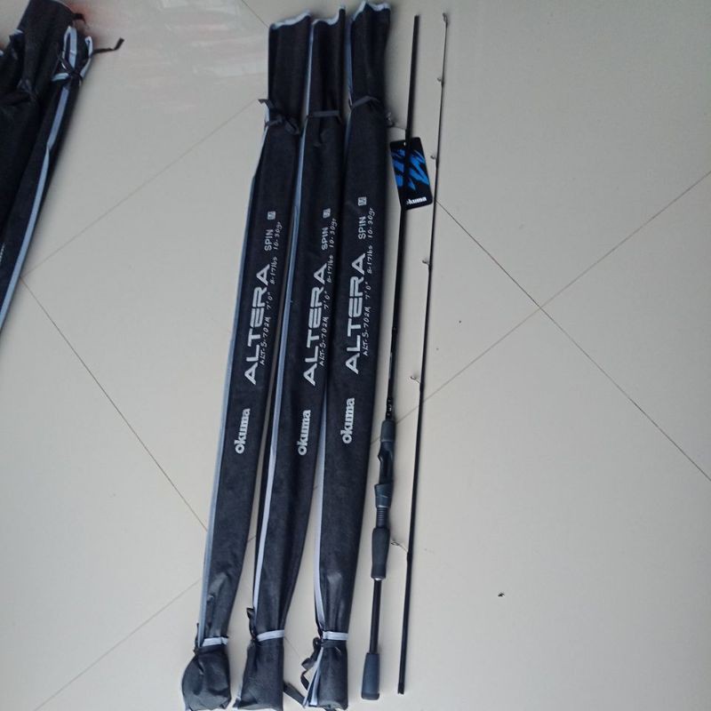 joran spining okuma altera 702M 8-17lb