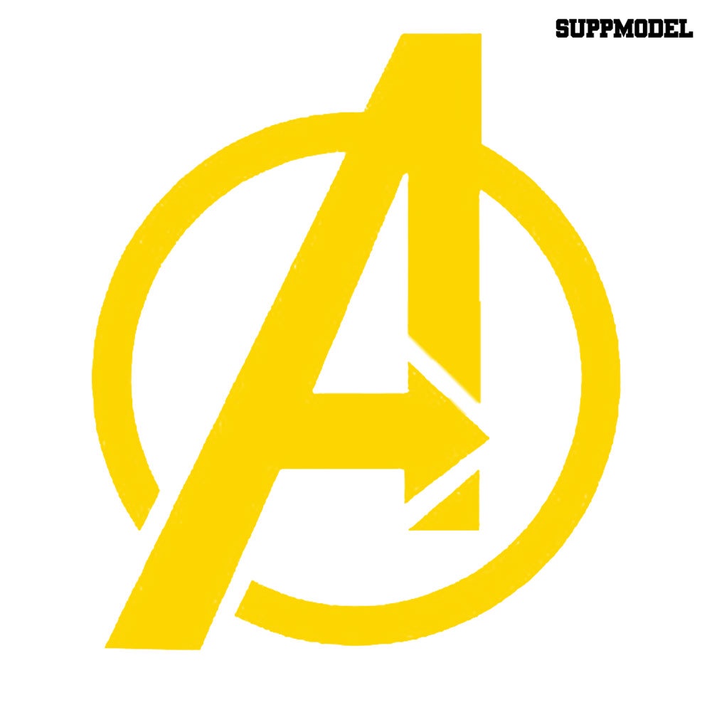 Stiker Reflektif Logo Avengers Untuk Dekorasi Mobil / Motor / Laptop / Koper