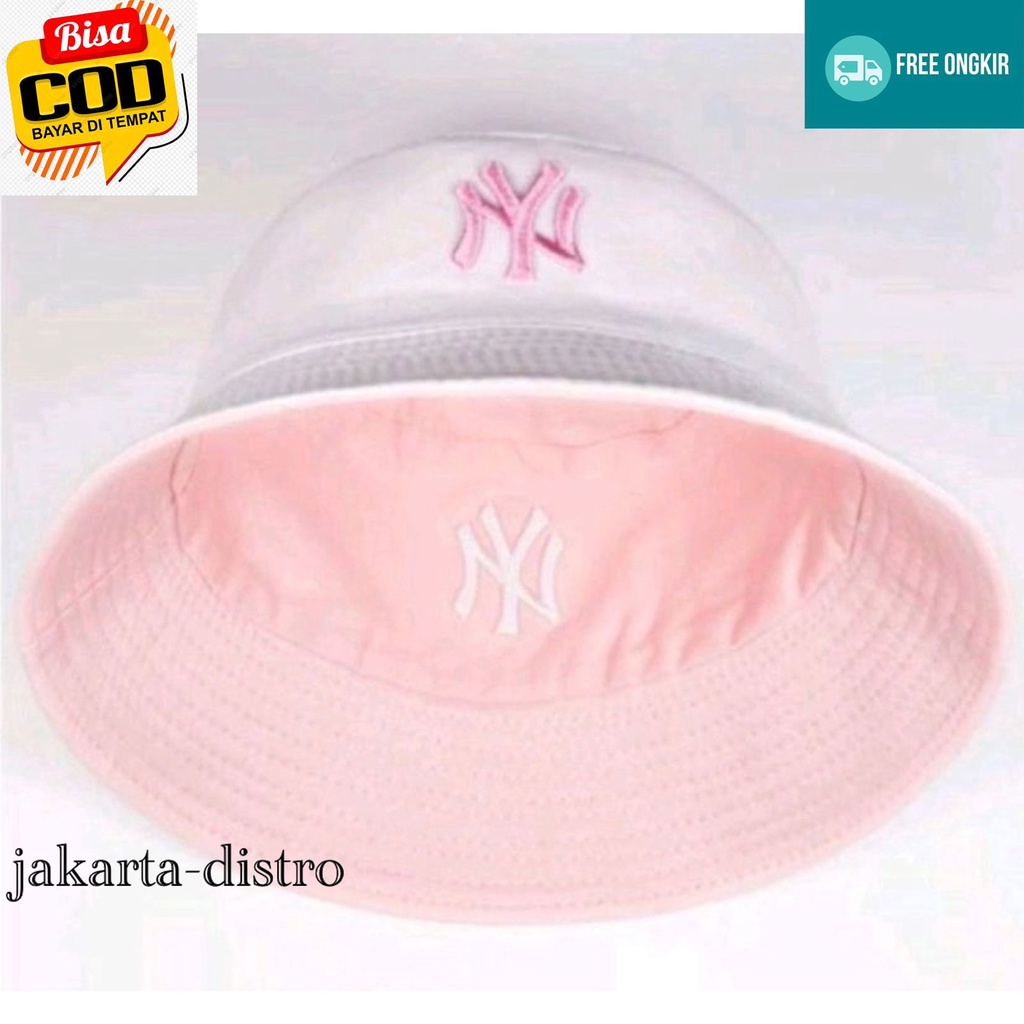 Topi Bucket Ny Original Import Pria Wanita Real Picture-Cod