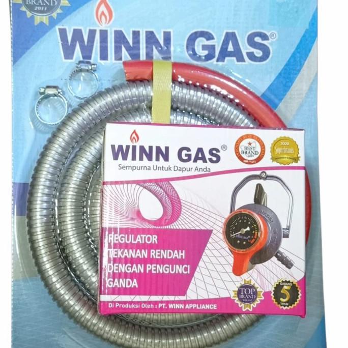 Winn Gas , Win Gas , Safety , Selang Gas + Regulator W 900 M