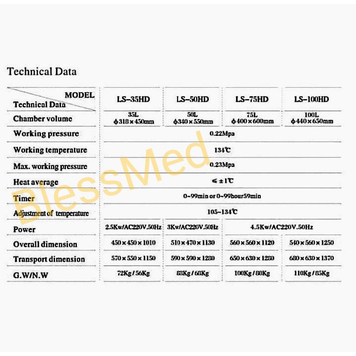 Autoclave 35 lt Liter GEA LS 35 HD LS35HD LCD Display