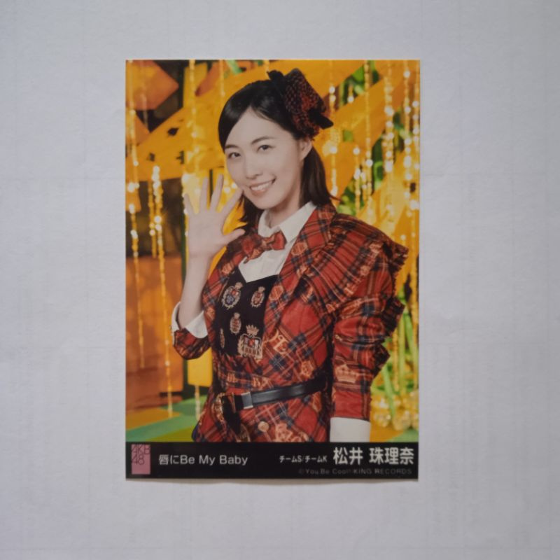 Photopack Matsui Jurina SKE48 Kuchibiru ni Be My Baby