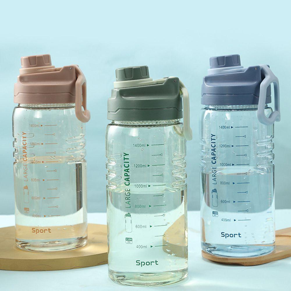 Solighter Botol Air Olahraga Kapasitas Besar 1.5 Liter Dengan Filter BPA Free Anti Bocor Botol Minum Kettle