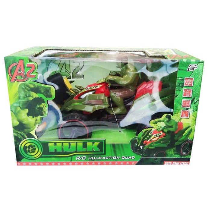 Hot Promo Mainan Anak - RC Hulk Action Quad Mobil ATV Remote Control Avengers