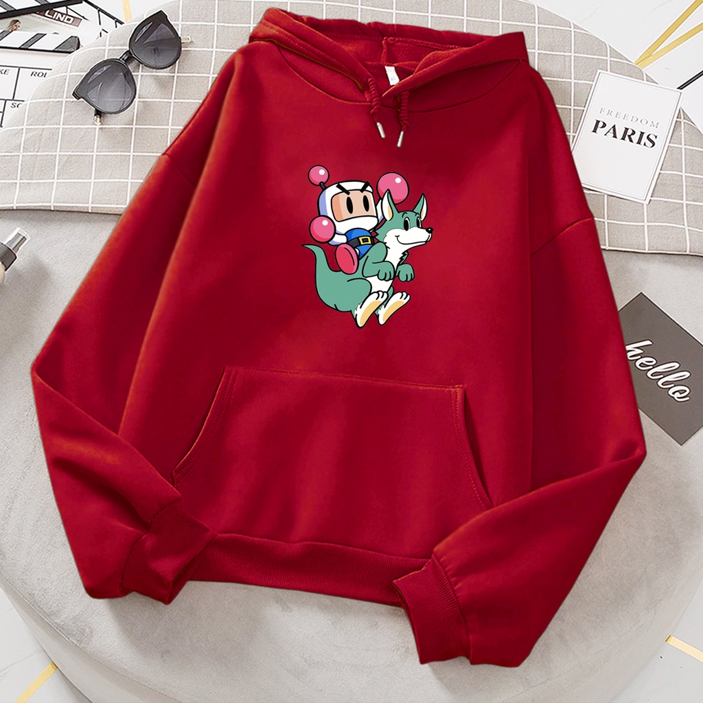 Sweater hoodie anak laki laki BOMBMAN baju anak cewek cowok termurah