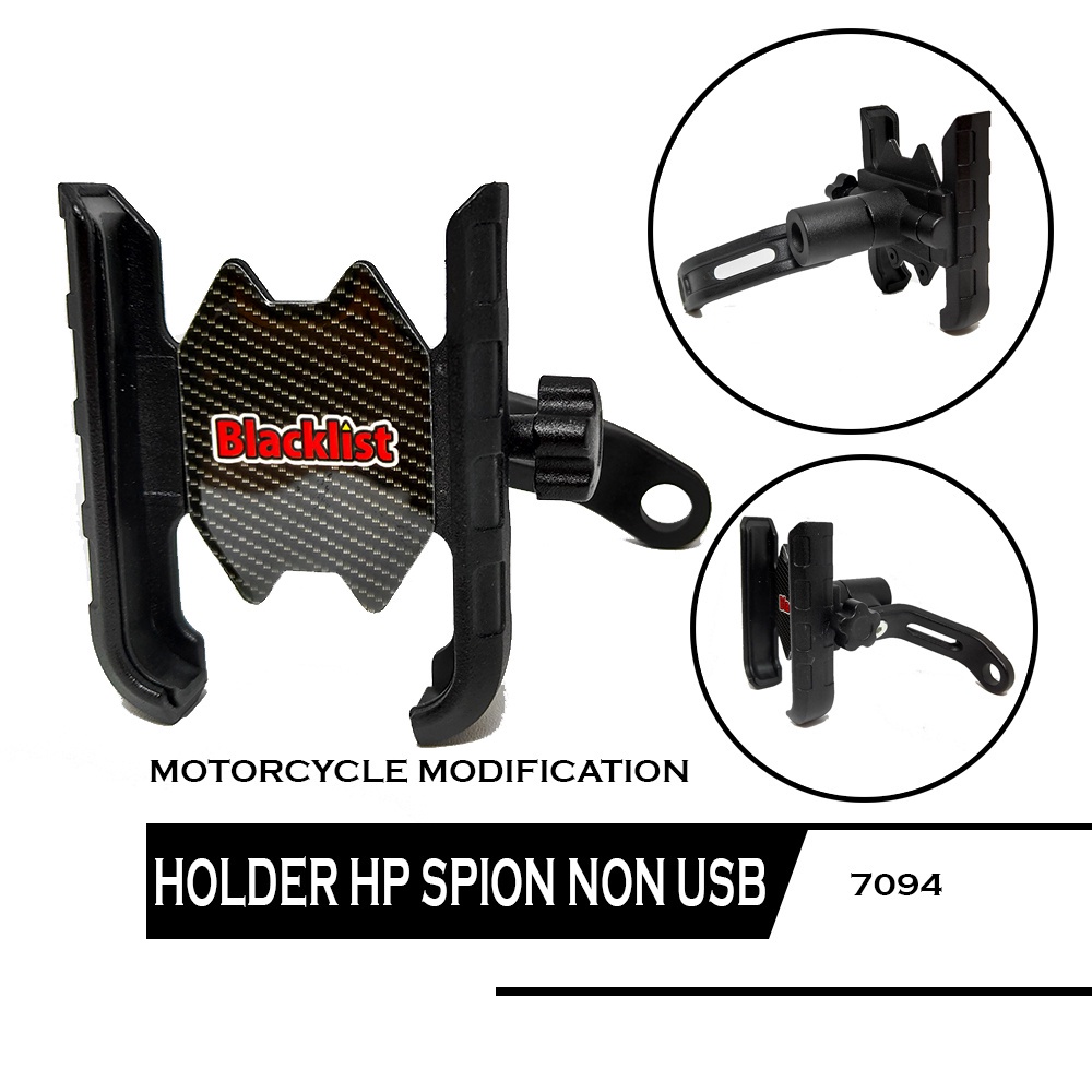 HOLDER HP SPION NON USB BLACKLIST BREKET HP DUDUKAN HANDPHONE 7094 motor