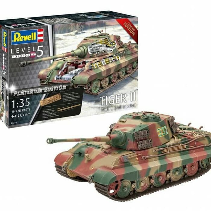 TANK REVELL | REVELL 3275 TIGER II AUSF.B FULL INTERIOR SKALA 1:35