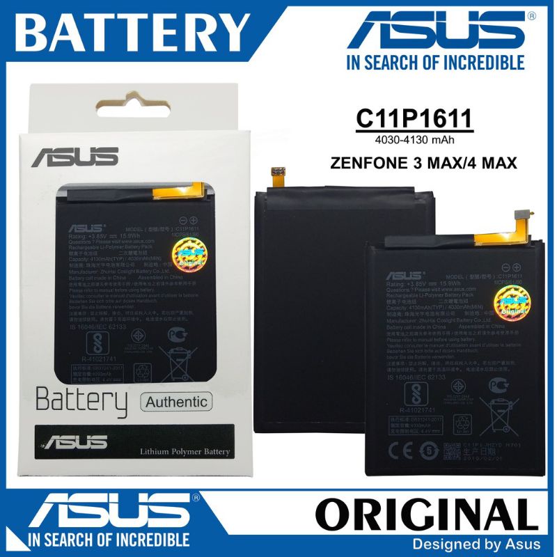 Battery Battray Batre Baterai Batu Batrai Hp Original Asus Zenfone 3 Max 5.2 C11P1611/4 Max Original