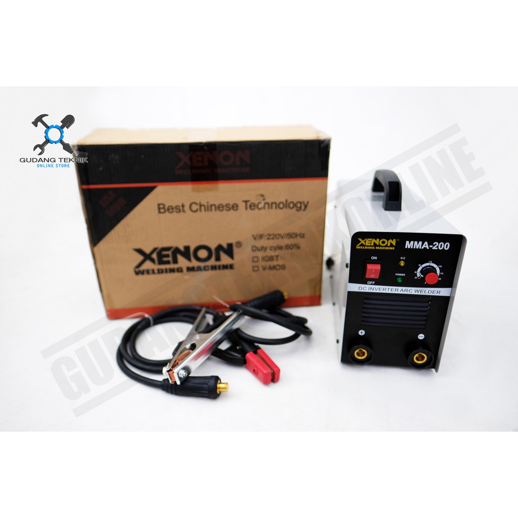 Mesin Trafo Las 200A XENON / Travo Las Inverter Xenon MMA 200 A