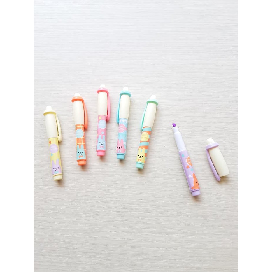 

Highlighter - Stabilo Pulpen - Stabilo Warna Warni Unik. Stabilo Set Mini. Isi 6 Warna. Motif Lucu.