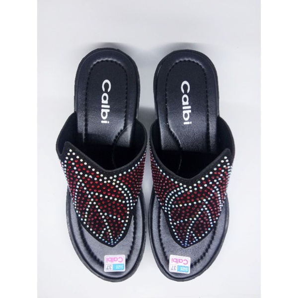 Terbaru Wedges Sandal Wanita Calbi / Sandal wanita wedges 5cm