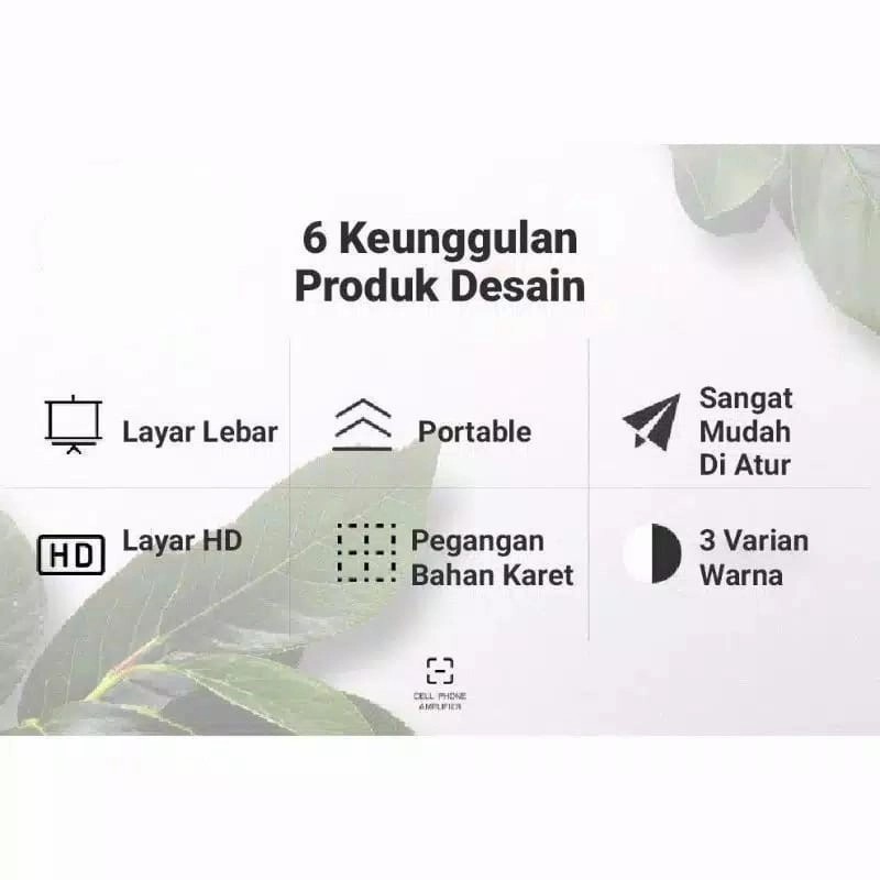 Enlarged screen / kaca pembesar layar HP 3D/9D Acrylic lens screen HP