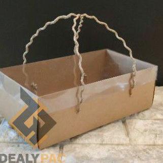 

Box Kraft Mika + tali (23x12x7,5cm) - per 10pcs ✺