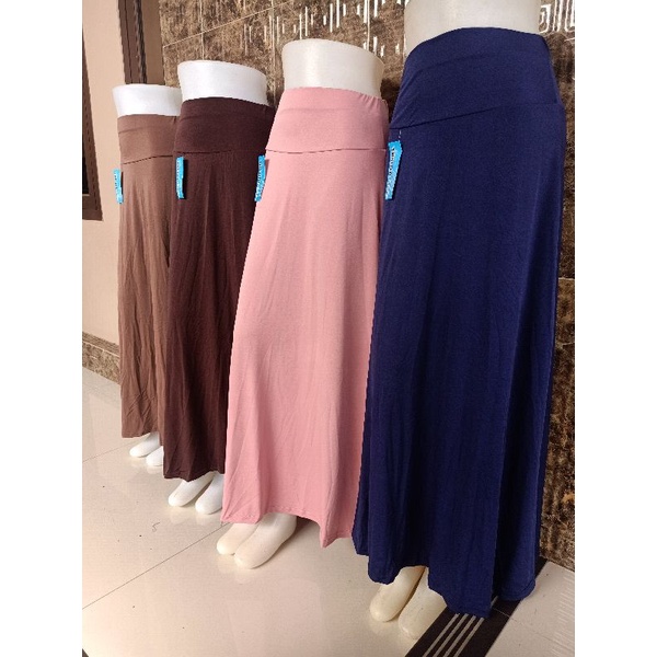 Rok payung jersy wanita // Rok jersy payung // Rok jersy murah //rok jumbo payung // bb 50-75kg-2