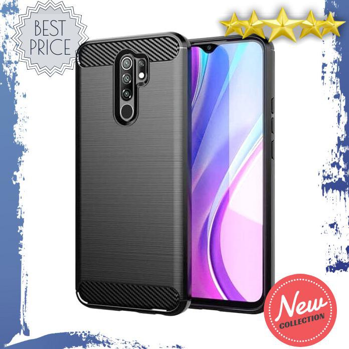 CASING HP REDMI 9 9A 9C SOFT CASE BRUSHED CARBON