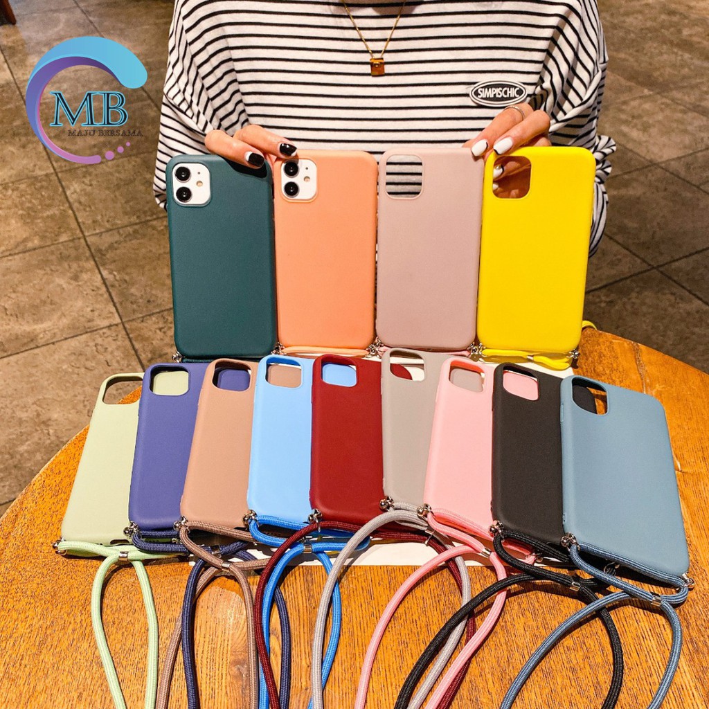 SOFTCASE SLINGCASE TALI LANYARD CANDY REALME X XT X2 PRO MB1643