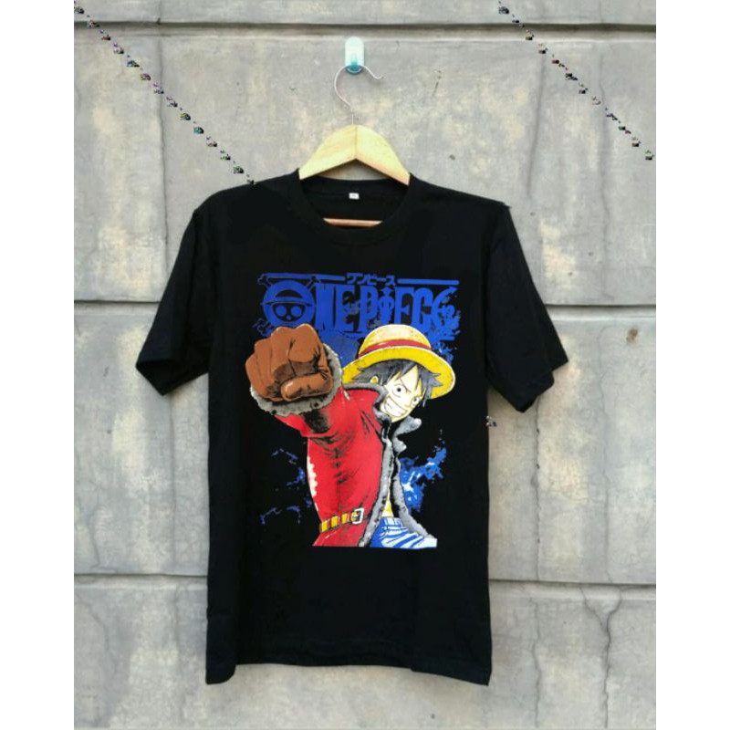 Kaos distro one piece / kaos luffy / kaos one piece / kaos animasi Luffy / kaos ome piece luffy