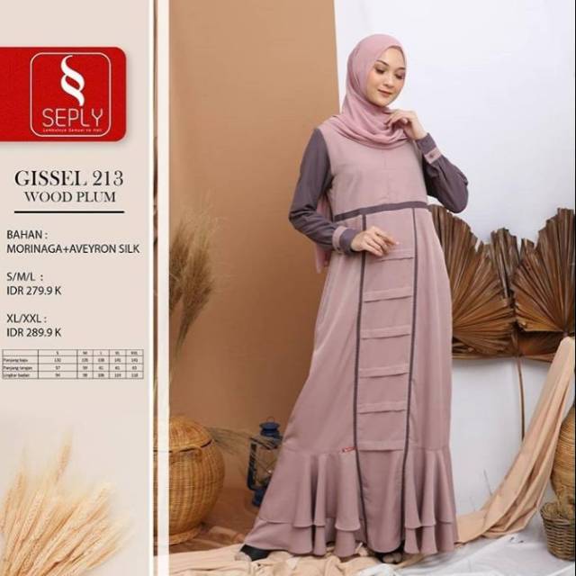 Gamis Termodis Seply - Gissel 213 Wood plum
