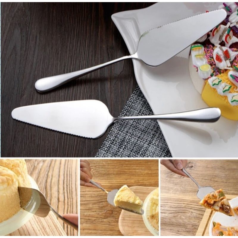 spatula pizza/ spatula kue stainless