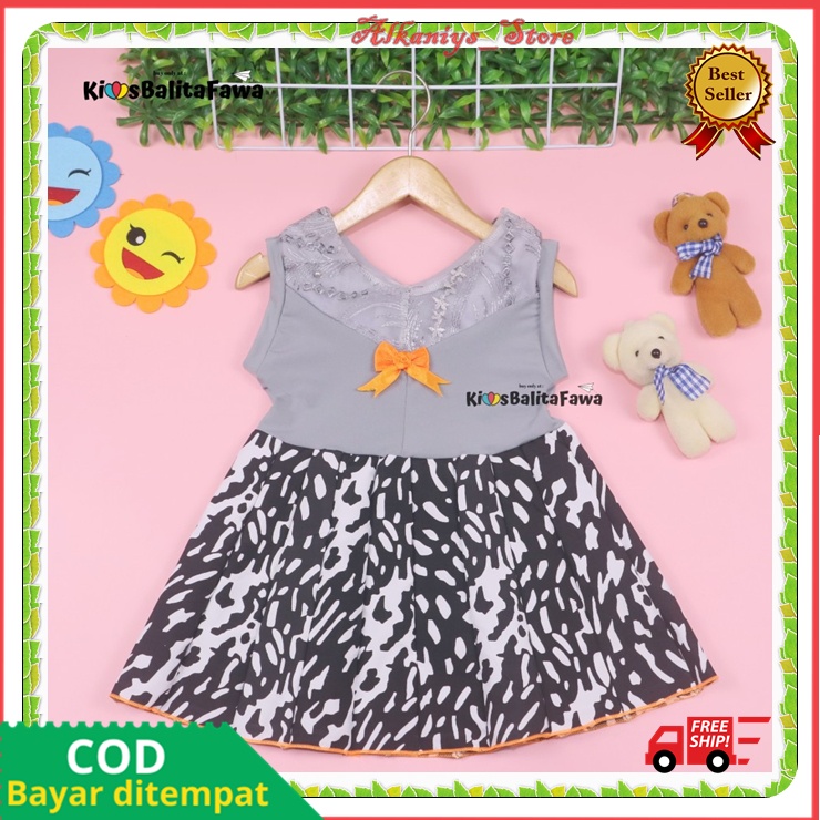 Dress Merah Anak Perempuan Import Dres Brukat Kensi Anak Perempuan Murah Dress Meira uk Bayi 4 Tahun