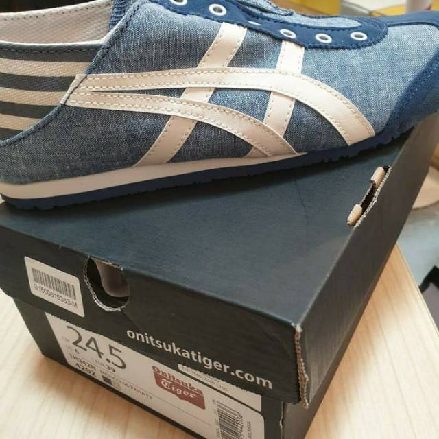 Sepatu Onitsuka Tiger Biru Ori