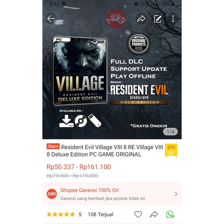 Resident Evil Village RE Village PC GAME