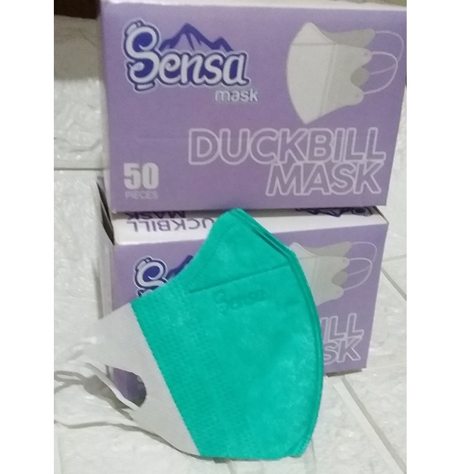 MASKER DUCKBILL SENSA  ISI 50PCS