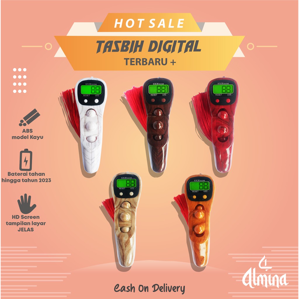 ZIKIR DIGITAL TASBIH DZIKIR DIGITAL ALAT HITUNG ZIKIR DZIKIR ALMINA