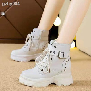  Sepatu  Boots  Martin Wanita Model British Casual Shopee 