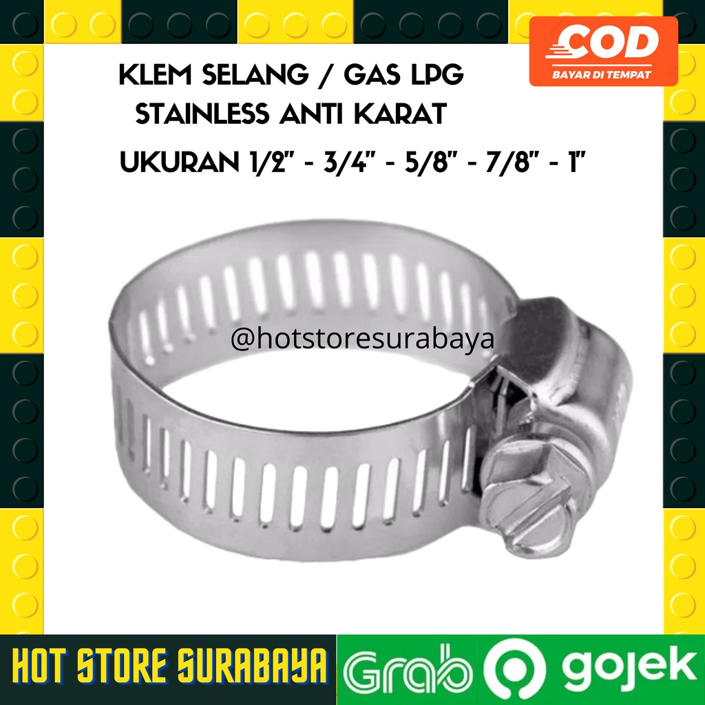 Klem Selang Kompor Gas / Clamp Hose HOTS