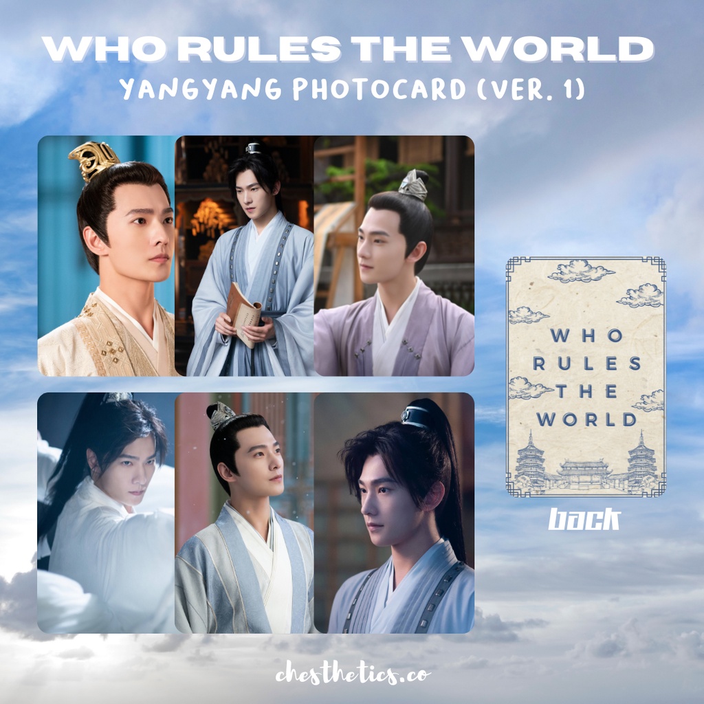 Who Rules The World CDrama China Chinese Drama Photocard Aktor YangYang Yang Yang Zhao Lusi