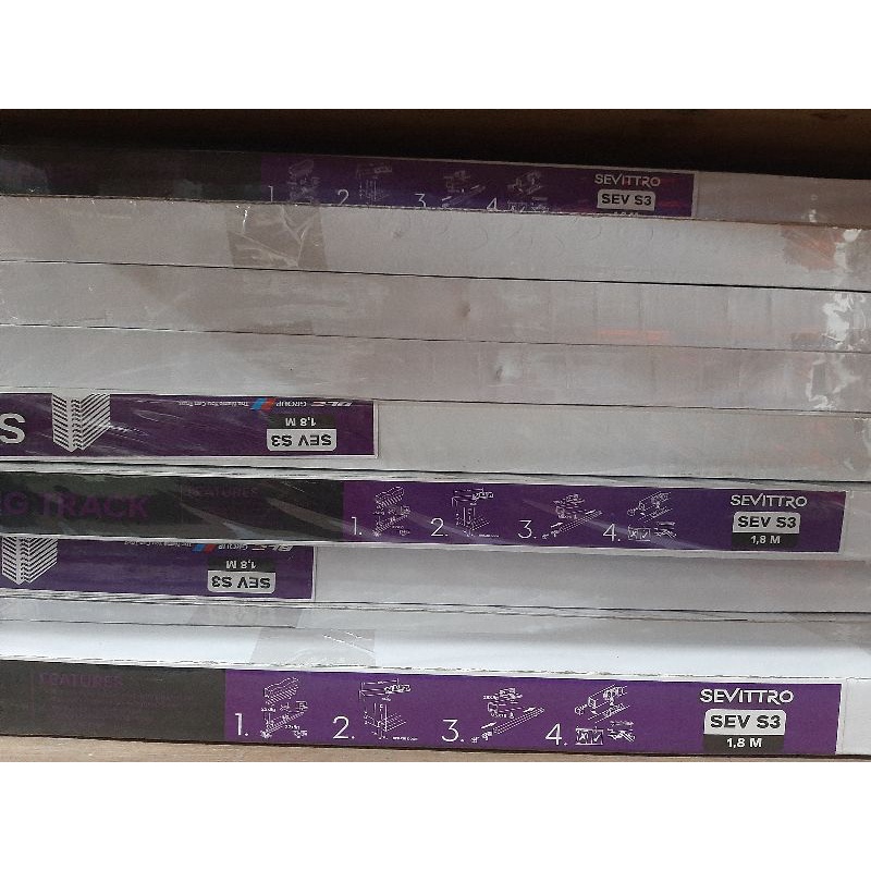 rel sliding door j3 panjang 180 / rel sliding j3 / rel pintu geser
