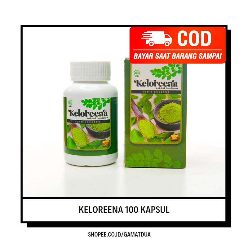Obat Sperma Bercampur Darah - Air Mani Campur Darah Herbal - Keloreena Kapsul Daun Kelor - Keloreena