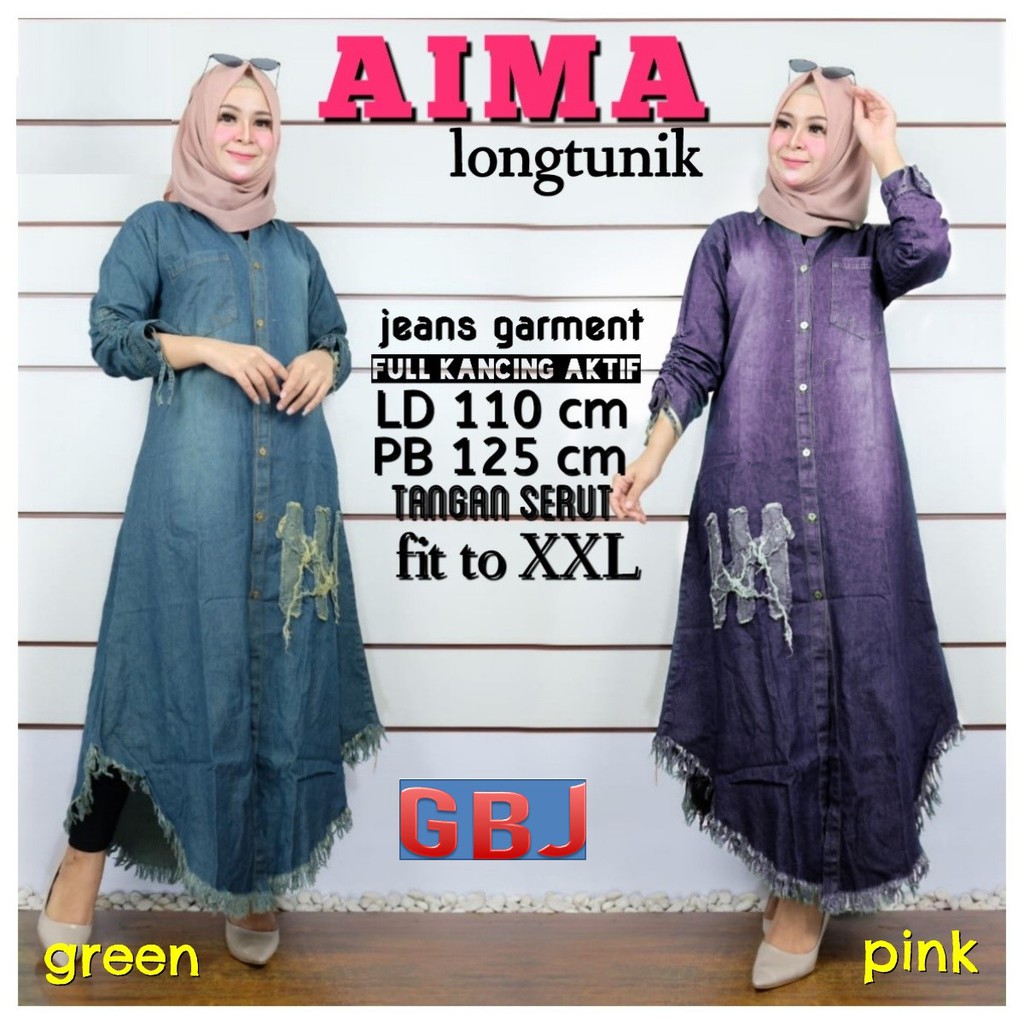MOANA TOP /TUNIK MOANA /REAL PICTURE HILDA LONG VINI  TUNIK BR