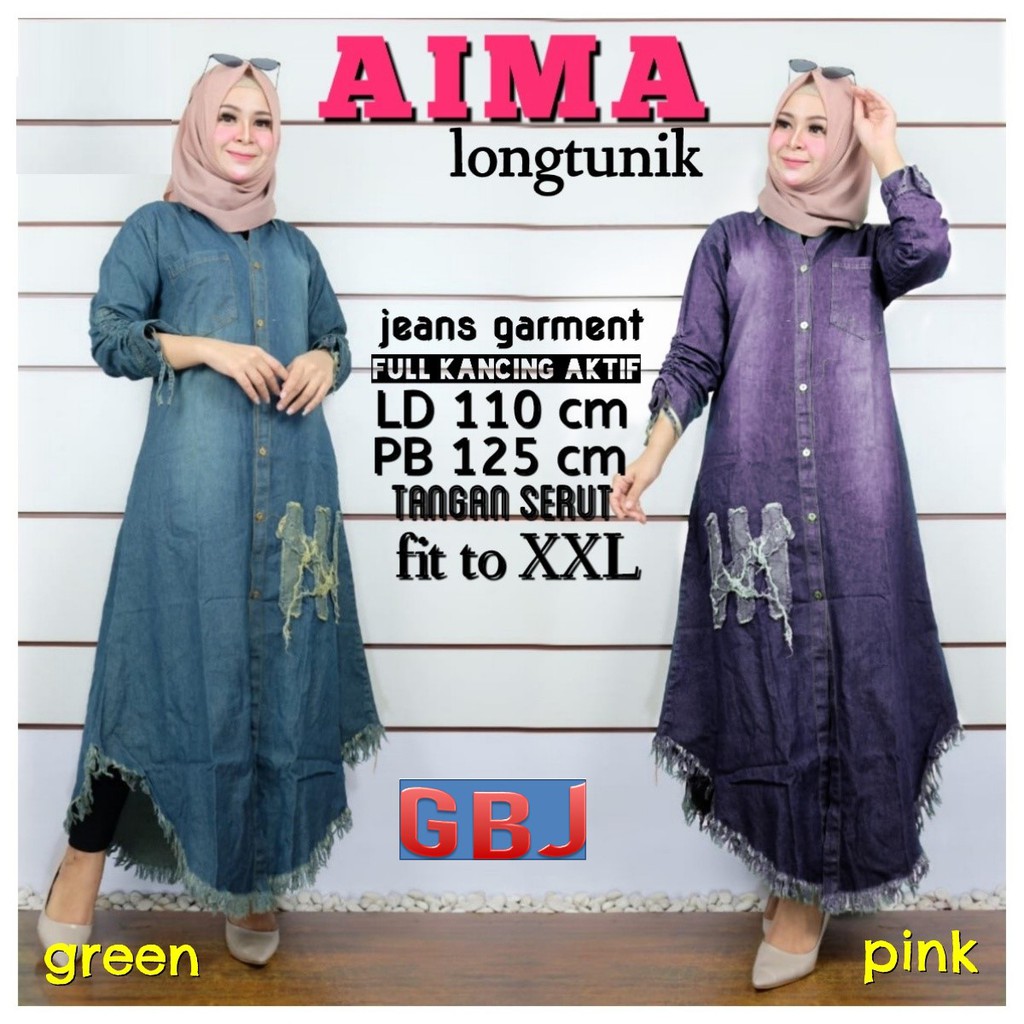 VINI AIMA LONG TUNIK MOANA JEANS BR