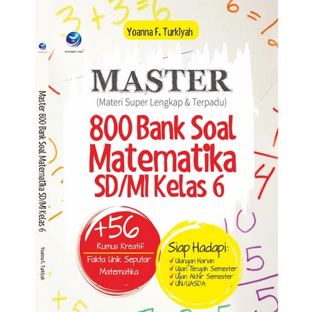 Buku Master 800 Bank Soal Matematika SD Kelas 6